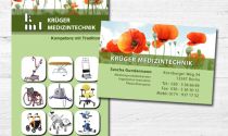 Flyer /Visitenkarte<br>  Krüger Medizintechnik